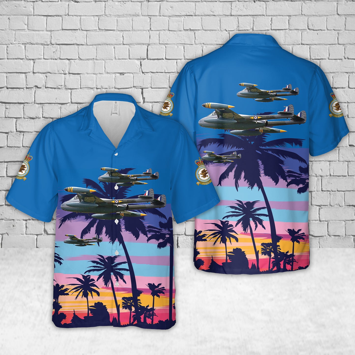 Royal Air Force No. 11 Squadron RAF de Havilland WK436 Hawaiian Shirt