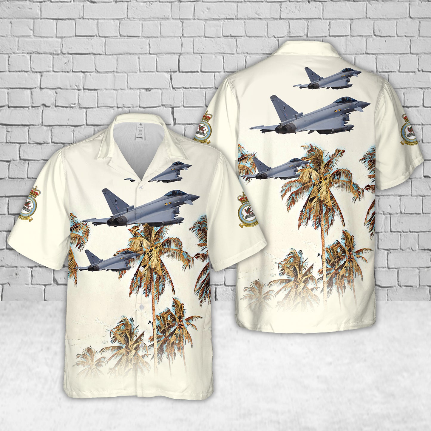Royal Air Force No. 3 Squadron RAF Eurofighter Typhoon FGR4 Hawaiian Shirt