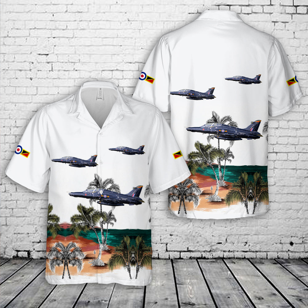 Royal Air Force No. 4 Squadron RAF BAE Hawk T2 Hawaiian Shirt