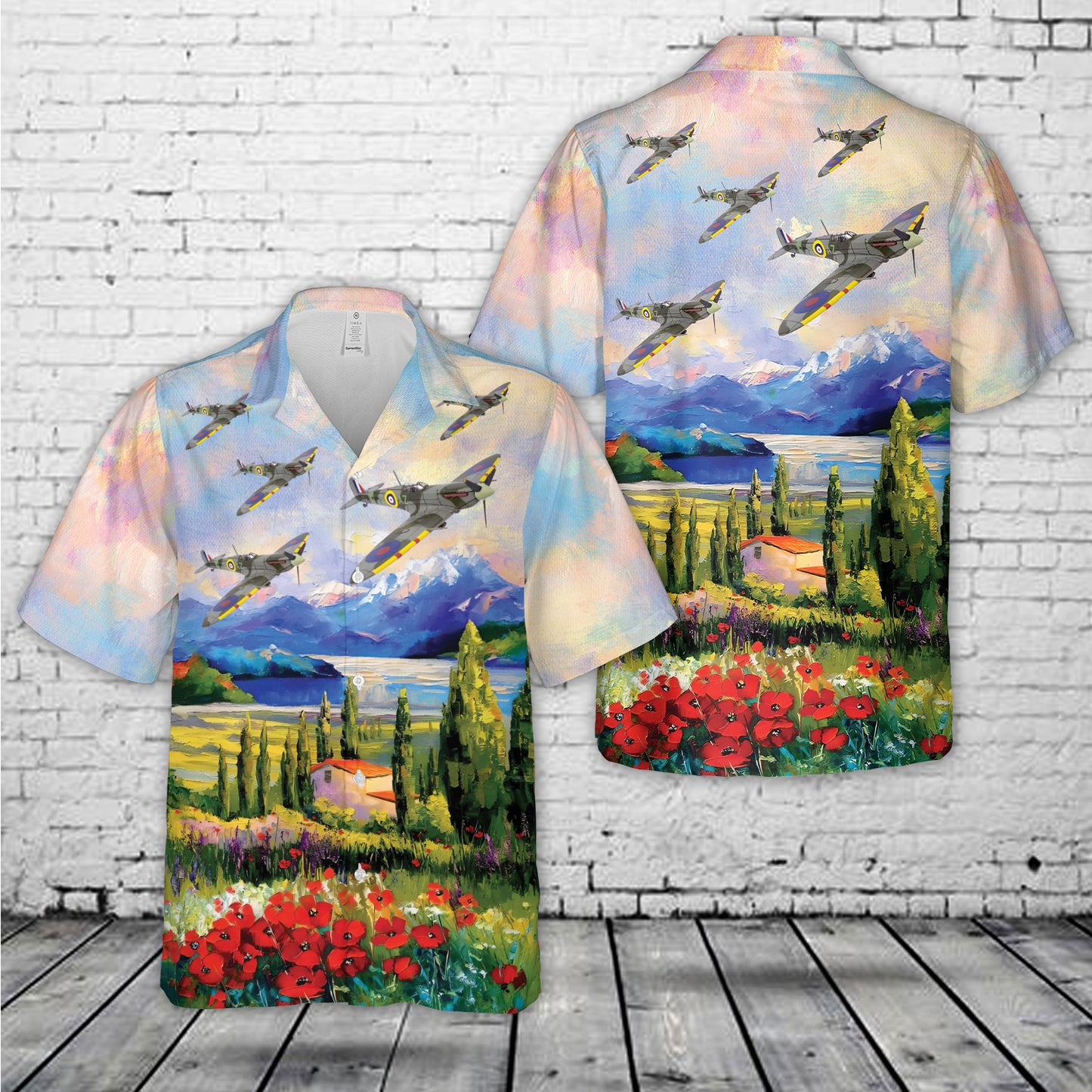 Royal Air Force Supermarine Spitfire Mk.V Hawaiian Shirt