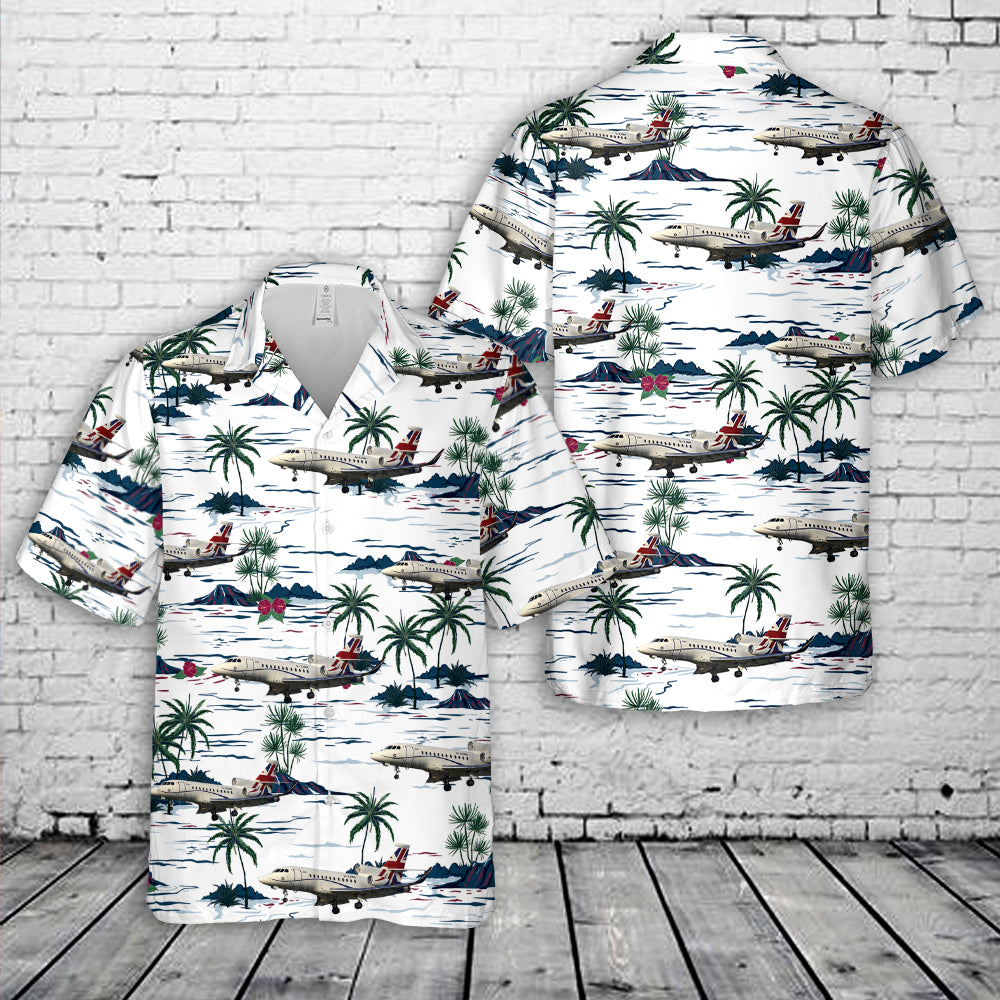 Royal Air Force (RAF) Dassault Falcon 900LX Hawaiian Shirt