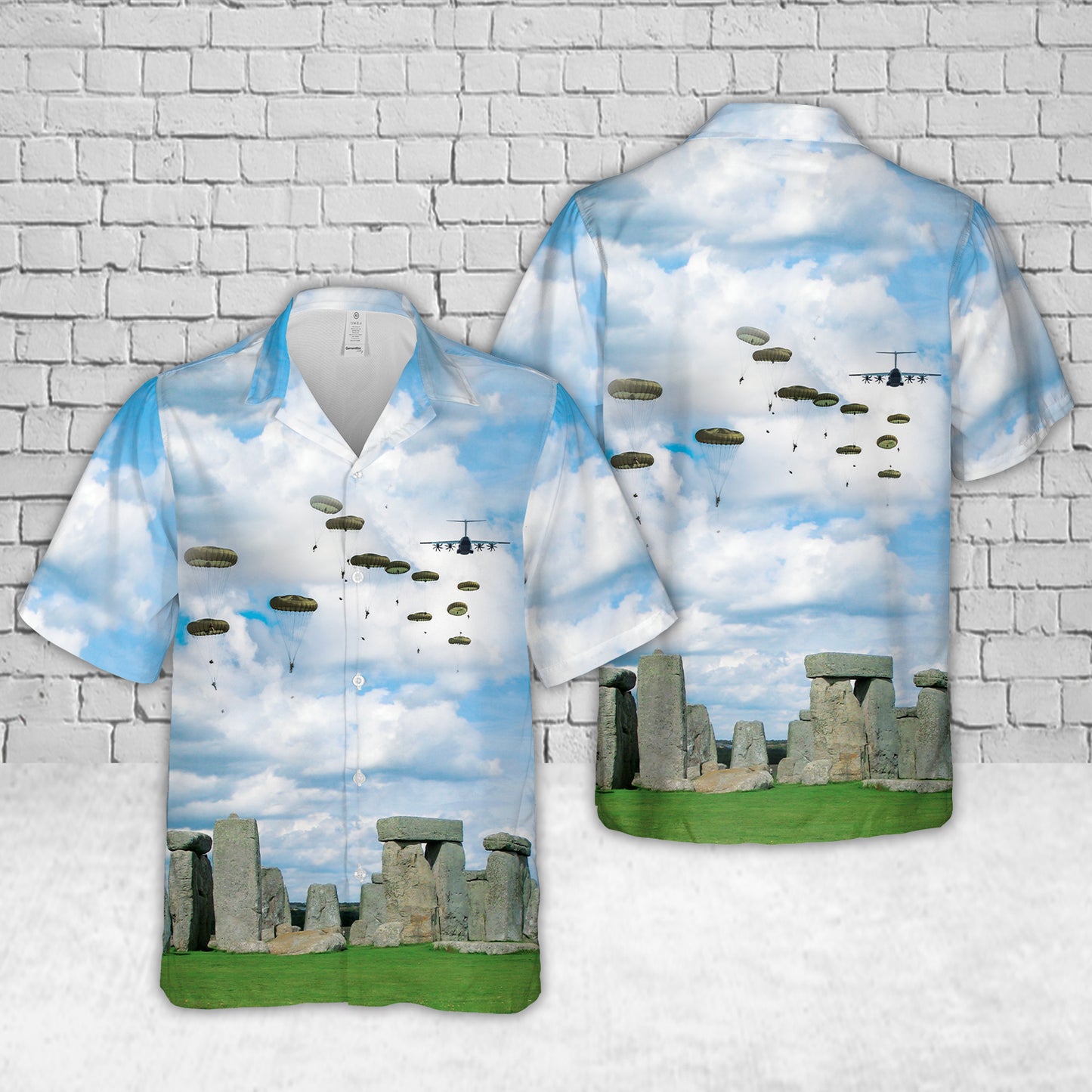 Royal Air Forces A400M Atlas C Mk1 Paratroopers Hawaiian Shirt
