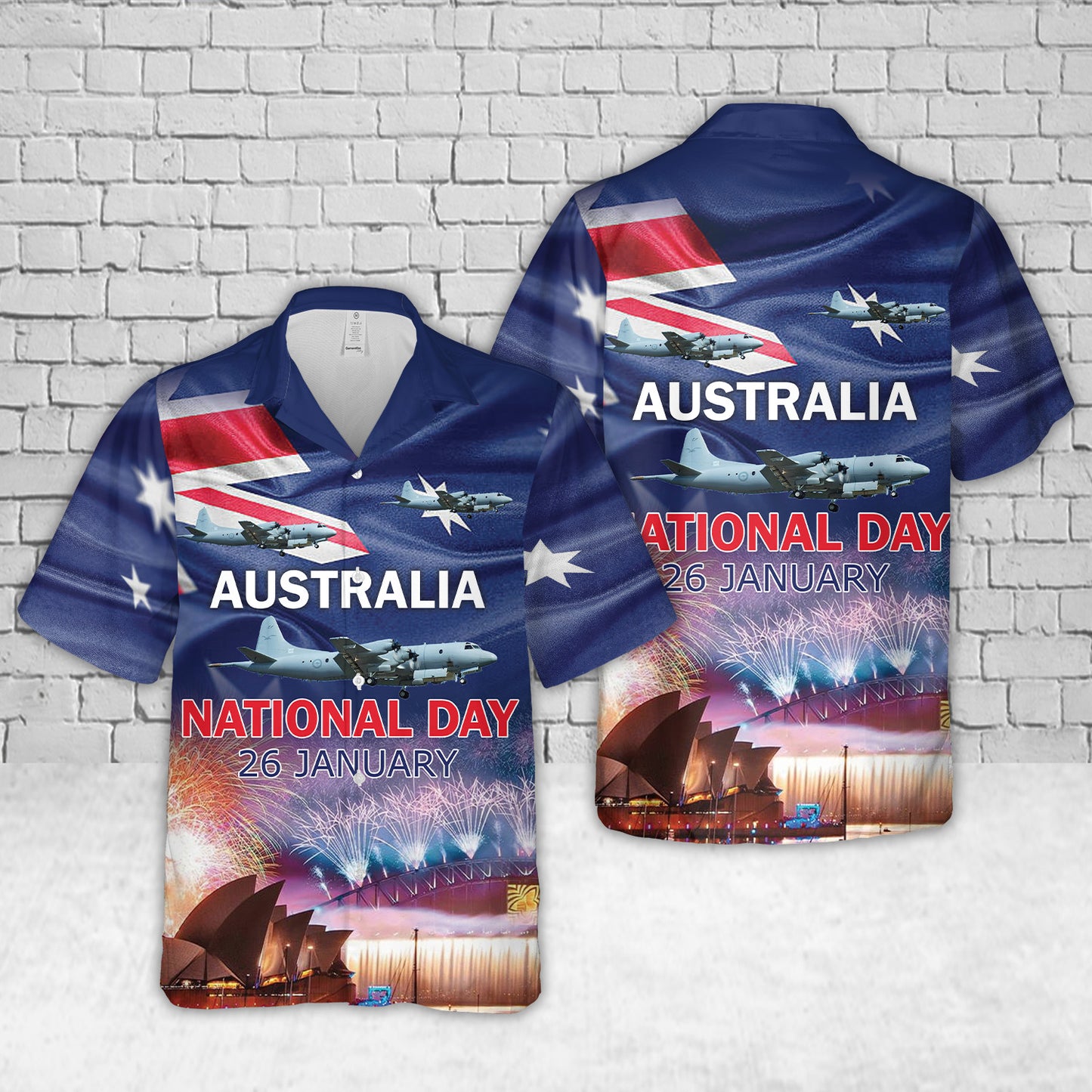 Royal Australian Air Force Lockheed AP-3C Orion Australia Day Hawaiian Shirt