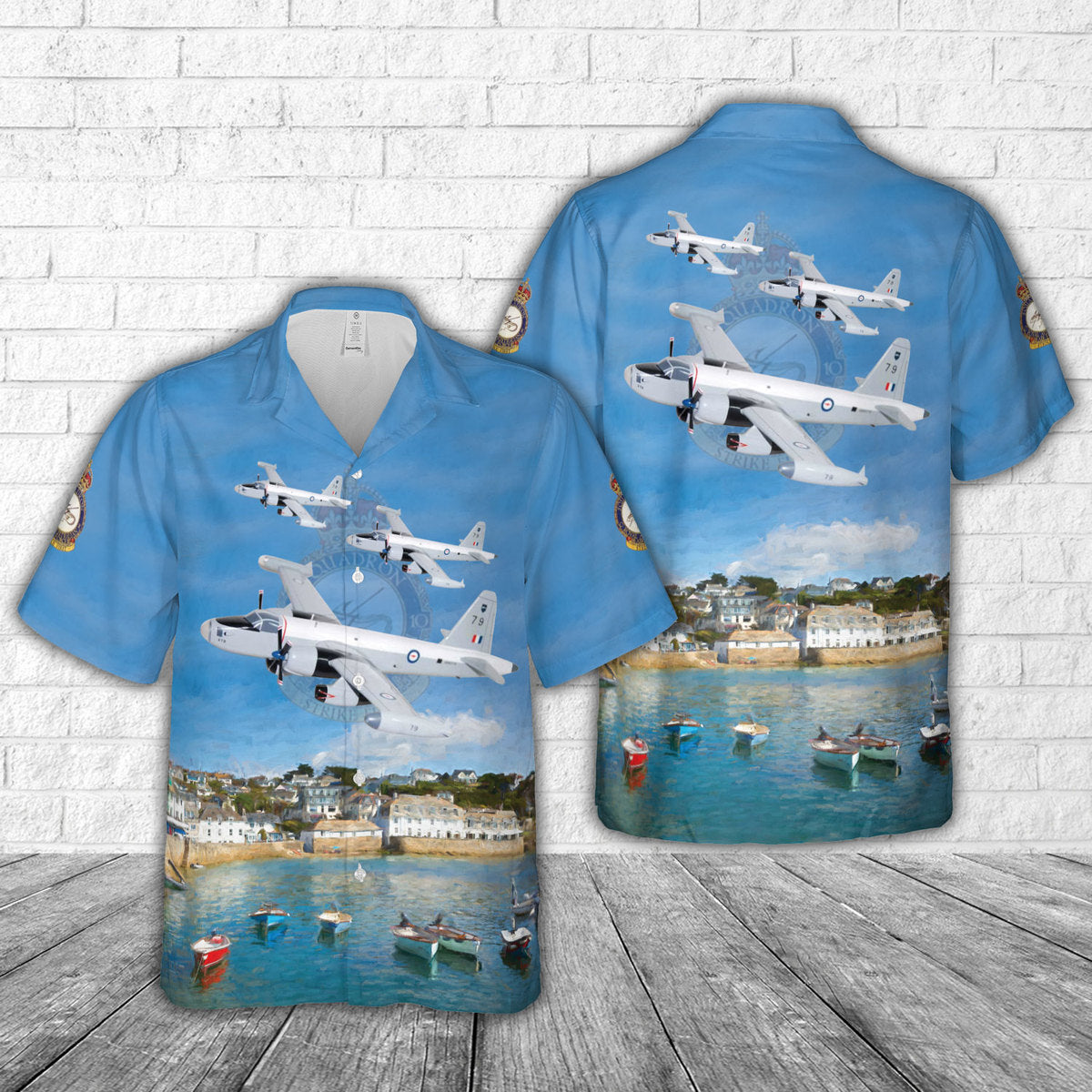 Royal Australian Air Force No. 10 P2V7 Neptune Hawaiian Shirt