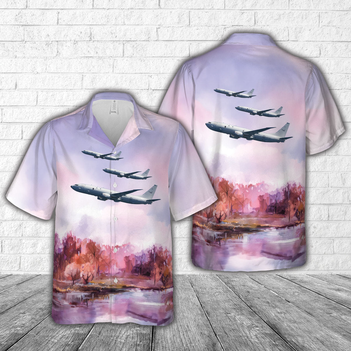 Royal Australian Air Force No. 92 Wing Boeing P-8A Poseidon Hawaiian Shirt