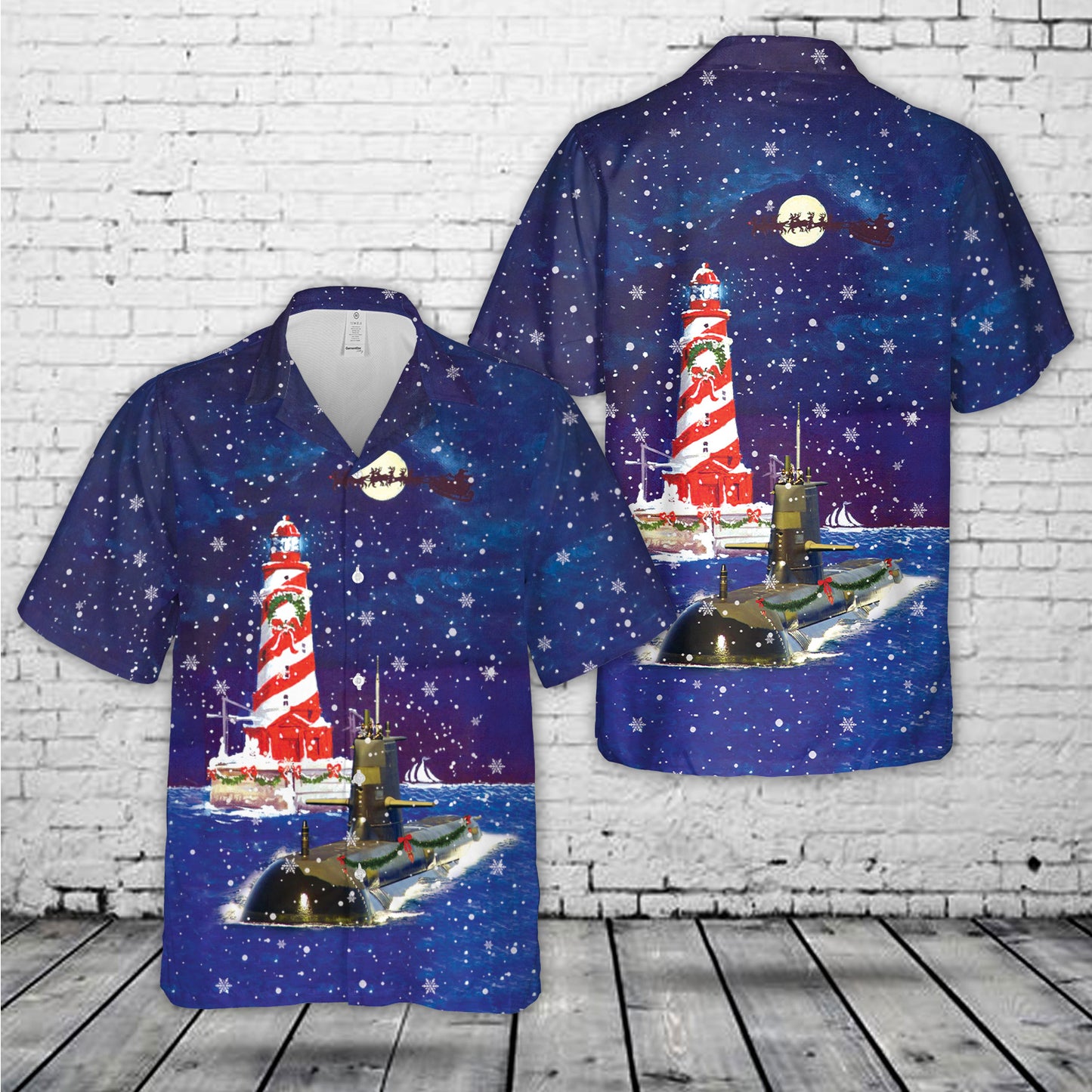 Royal Australian Navy Collins-class submarine Christmas Hawaiian Shirt