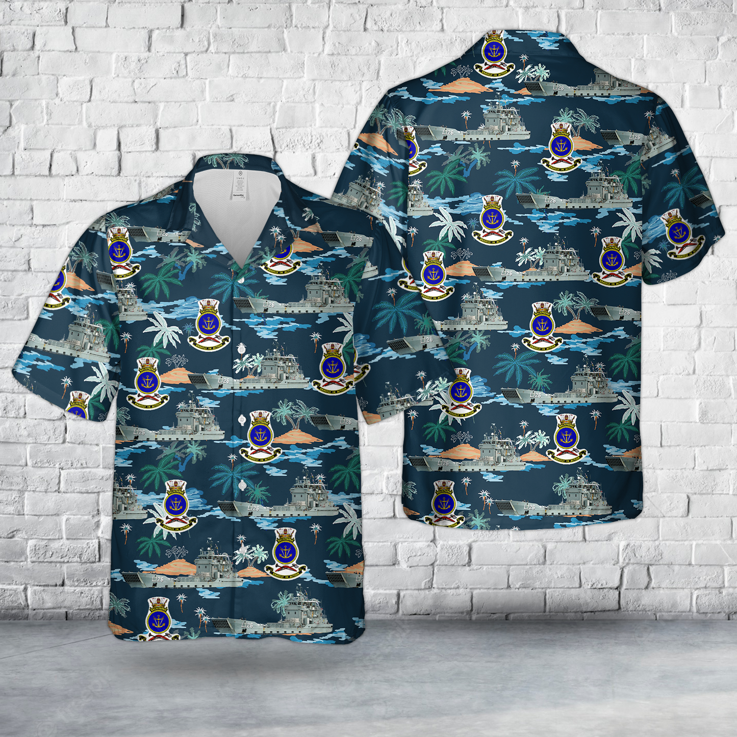 Royal Australian Navy HMAS Balikpapan (L 126) Hawaiian Shirt