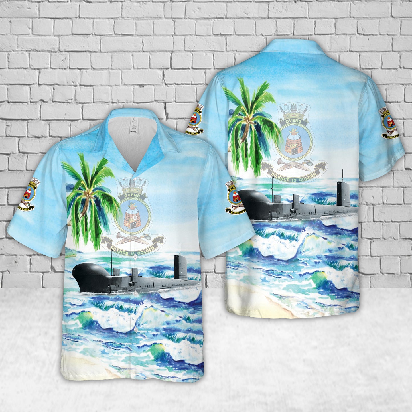 Royal Australian Navy HMAS Ovens (S 70) Hawaiian Shirt
