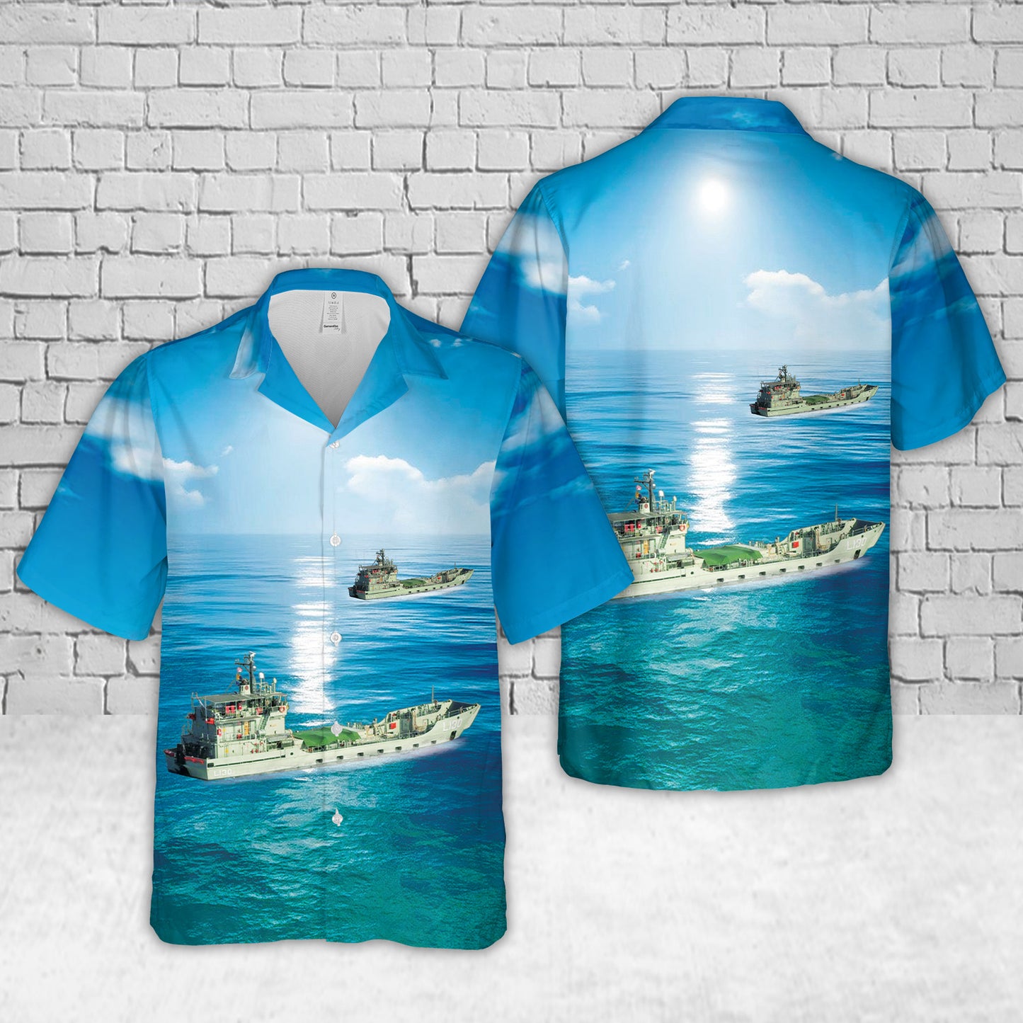 Royal Australian Navy boat L130 HMAS Wewak Hawaiian Shirt