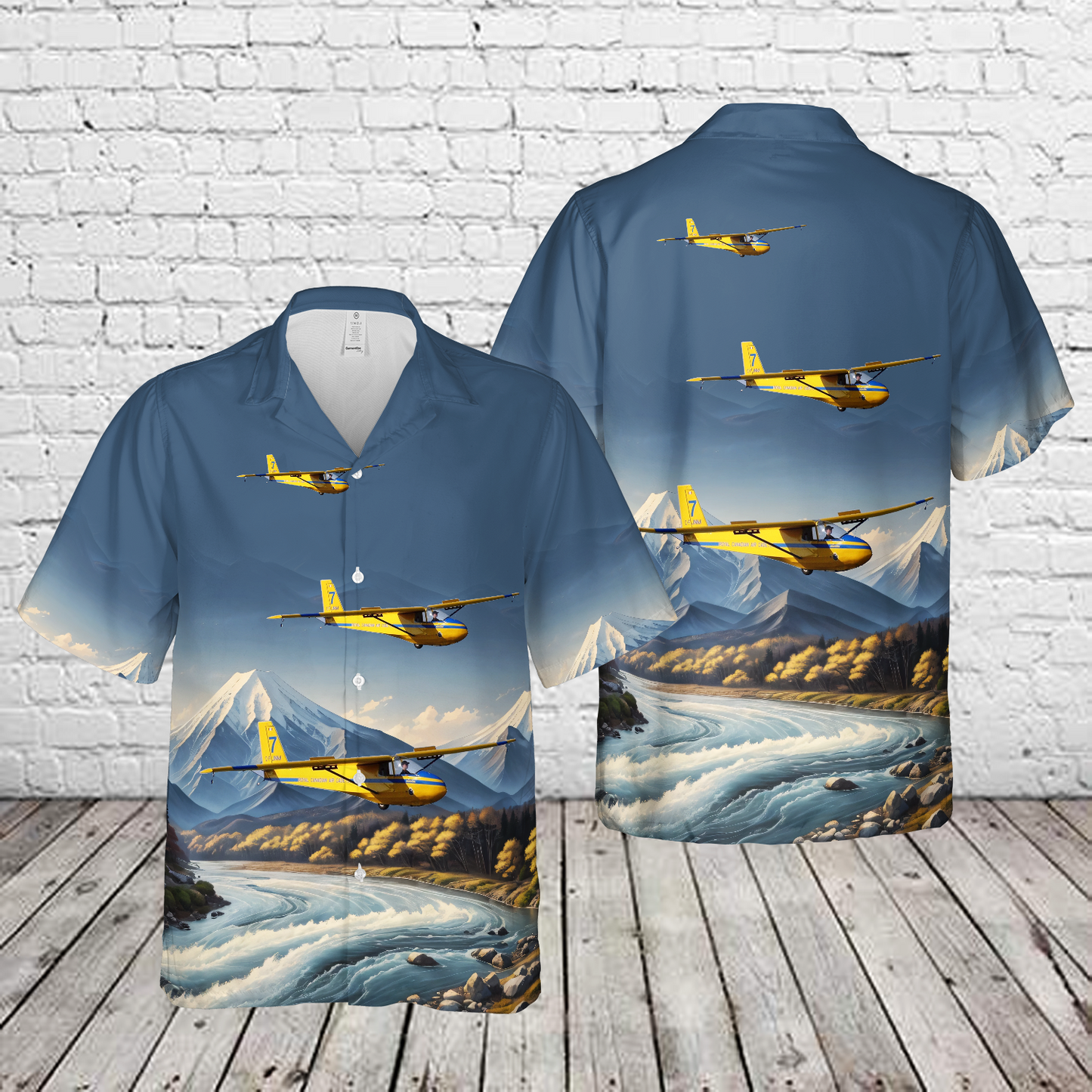 Royal Canadian Air Cadets Schweizer SGS 2-33A Hawaiian Shirt