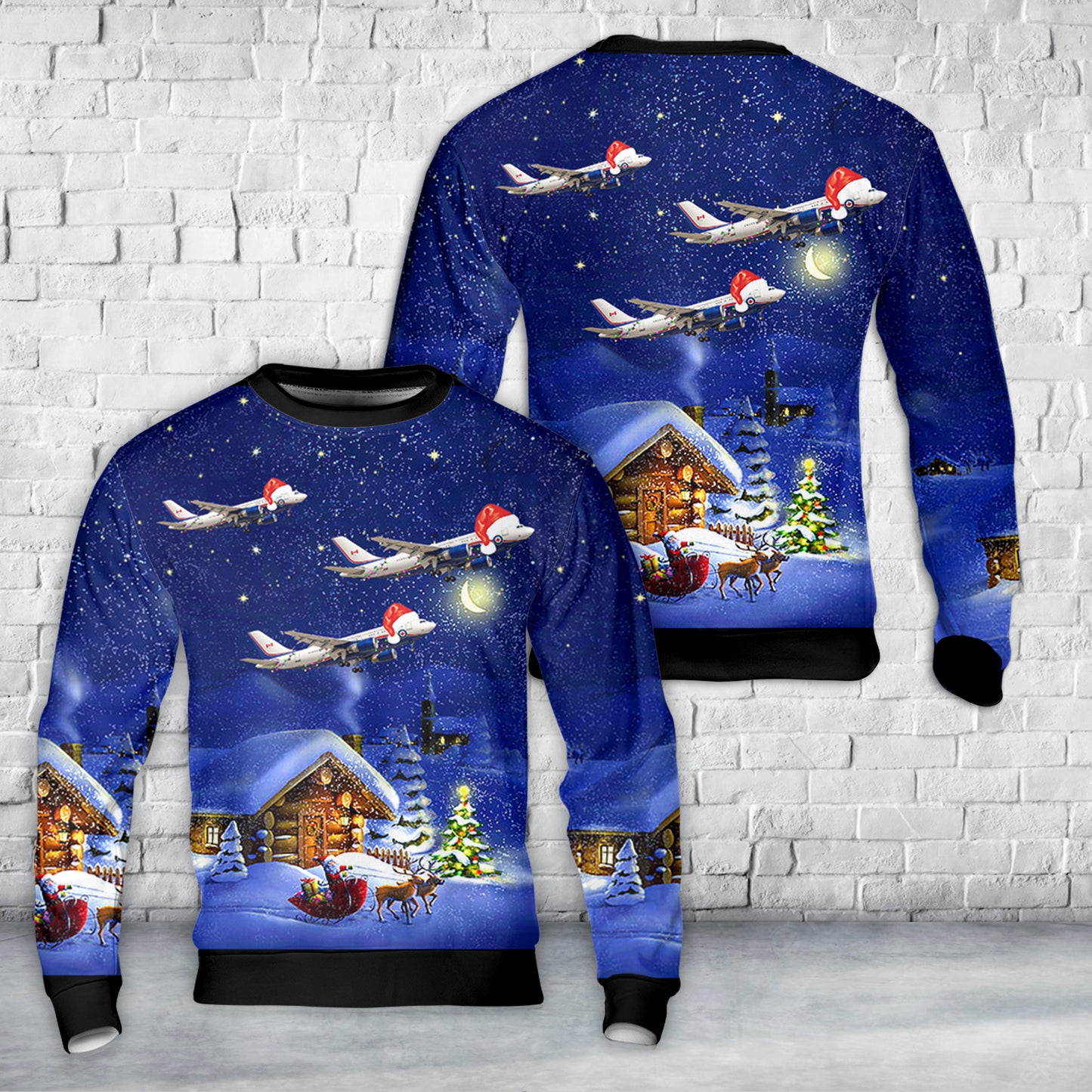 Royal Canadian Air Force Airbus 330 Christmas Sweater