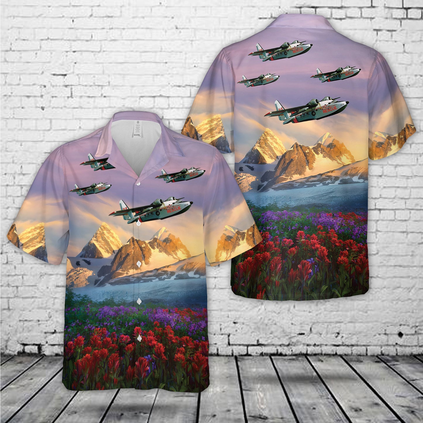 Royal Canadian Air Force Grumman CSR-110(SA-16A) Albatross Hawaiian Shirt