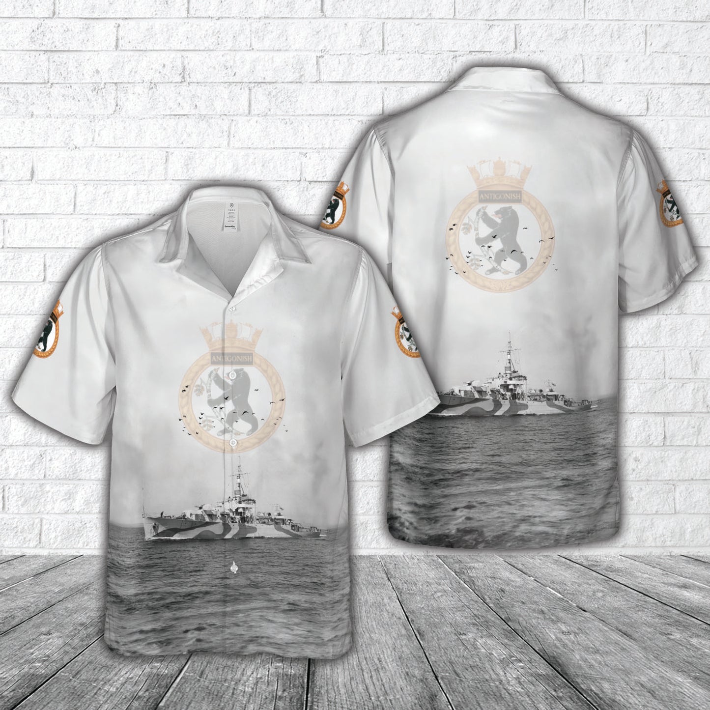Royal Canadian Navy HMCS Antigonish Hawaiian Shirt