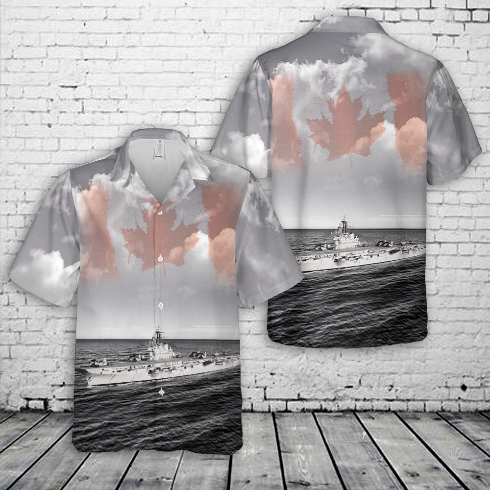 Royal Canadian Navy HMCS Bonaventure Hawaiian Shirt