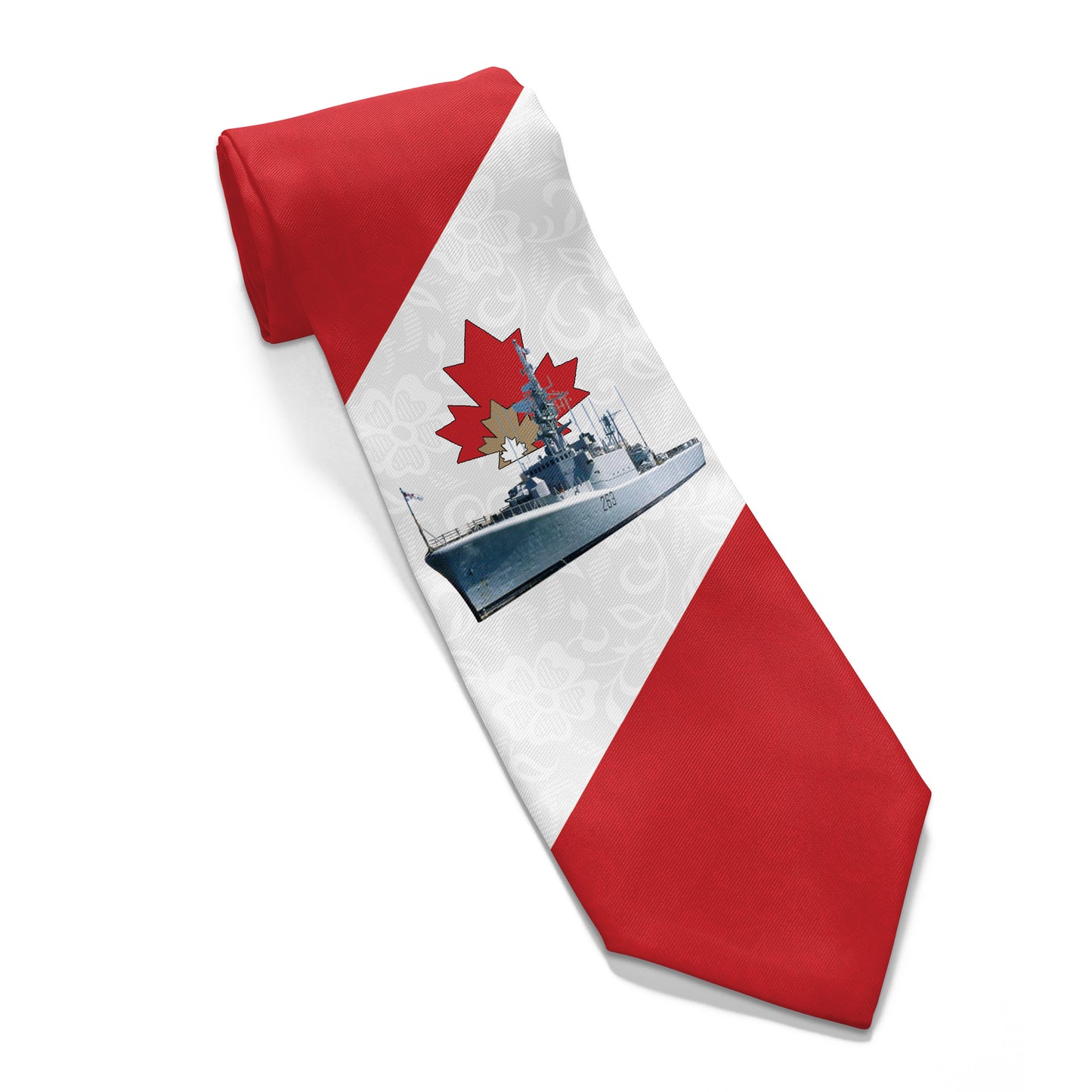 Royal Canadian Navy HMCS Yukon (DDE 263) AOP Necktie