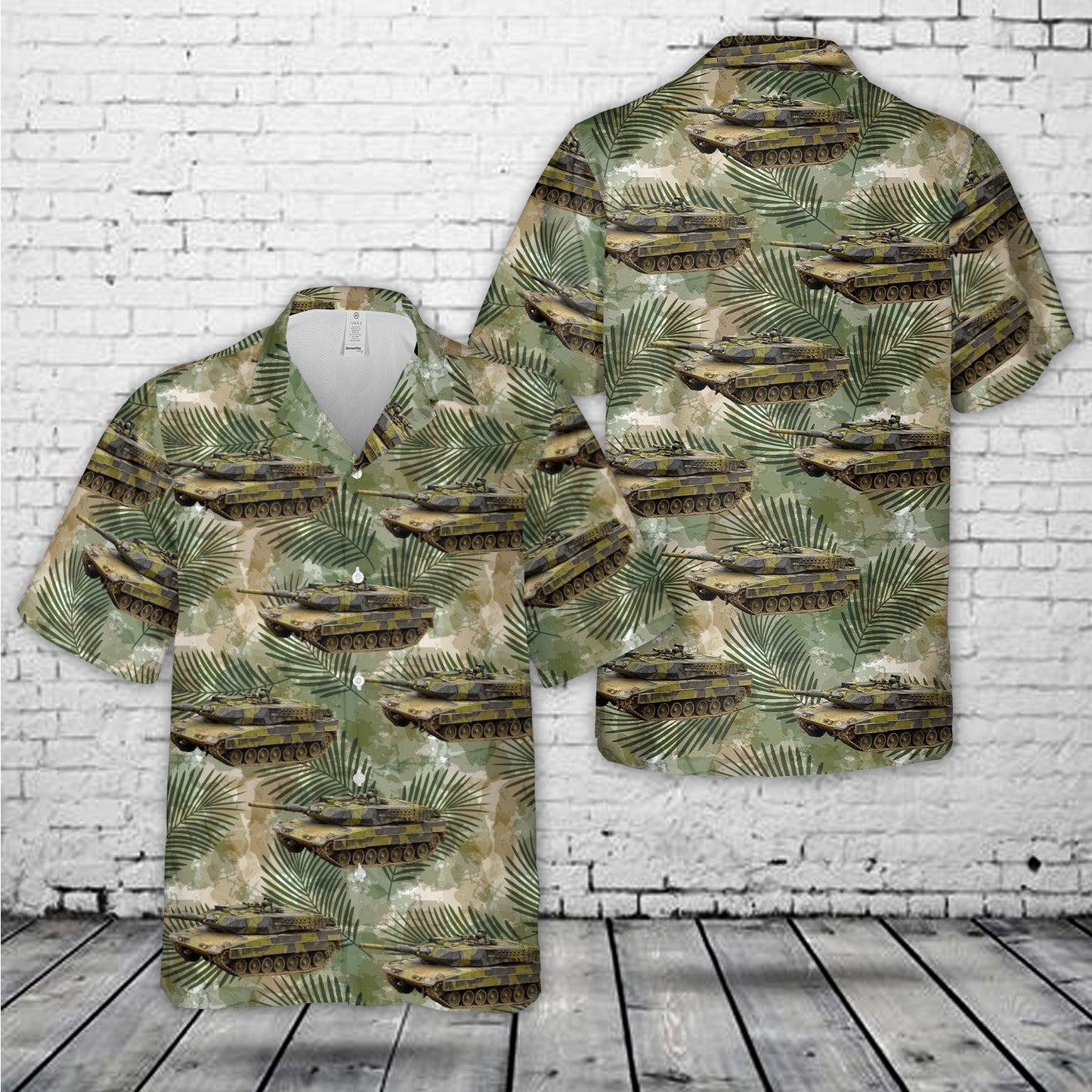 Royal Danish Army Leopard 2A7DK main battle tank Hawaiian Shirt