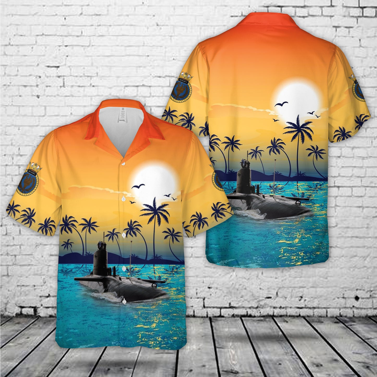 Royal Navy HMS Renown (S26) Hawaiian Shirt