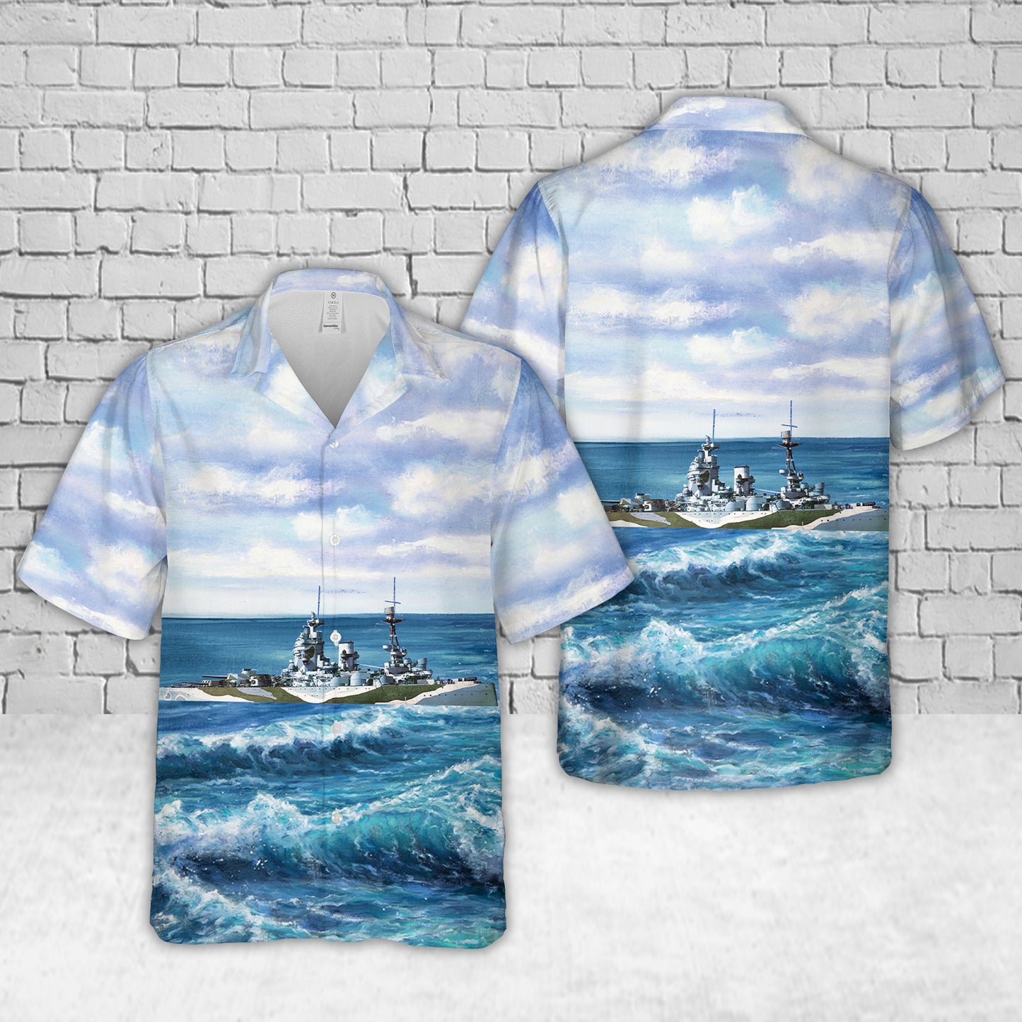 Royal Navy HMS Rodney (29) Hawaiian Shirt