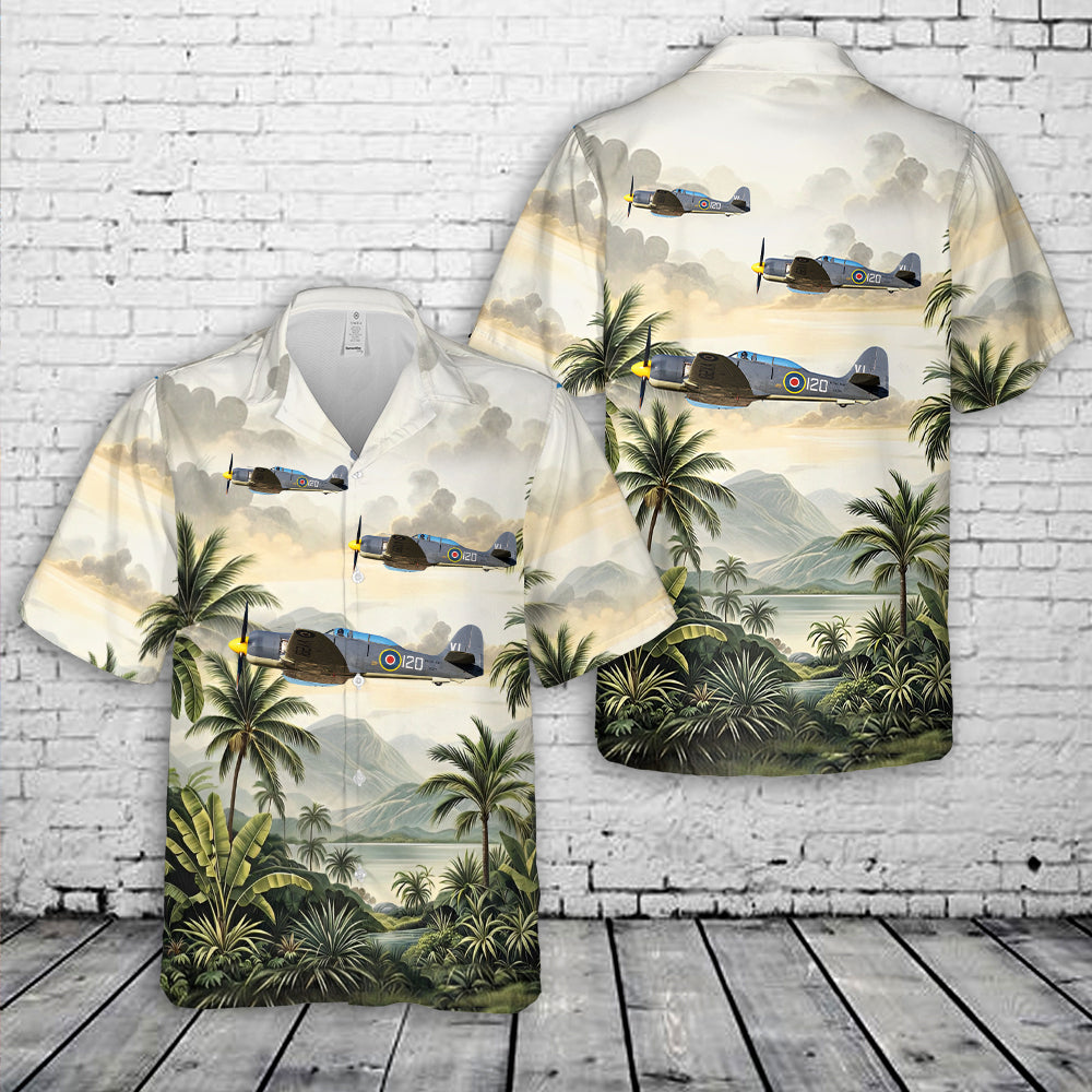 Royal Navy Historic Flight Hawker Sea Fury T20 G-RNHF / VX281 Hawaiian Shirt