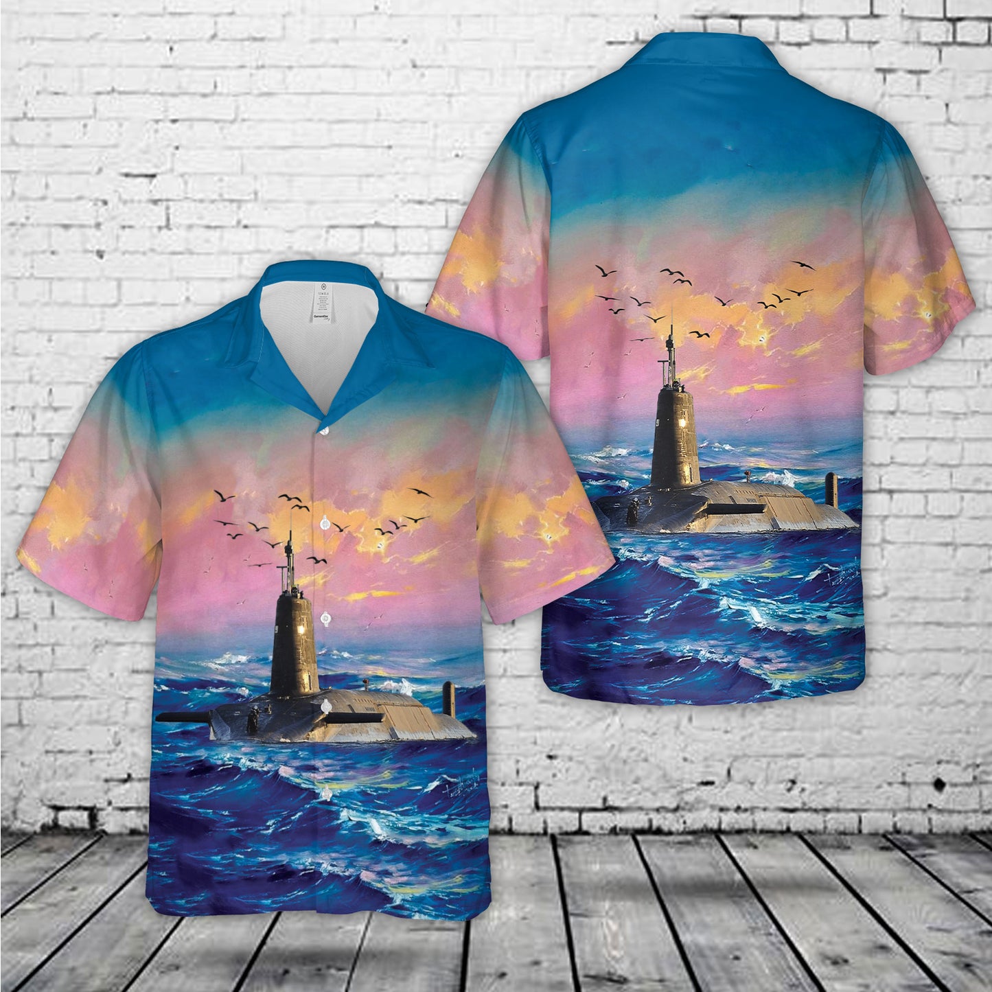 Royal Navy Nuclear submarine HMS Vanguard Hawaiian Shirt