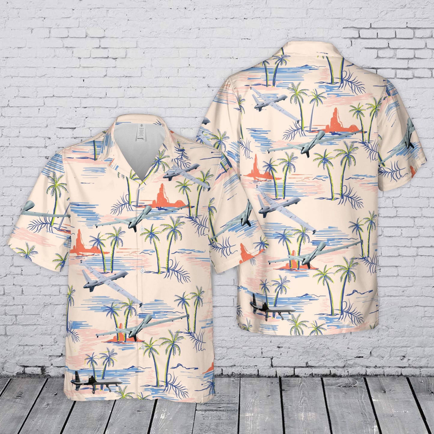 Royal Netherlands Air Force MQ-9A Reaper Hawaiian Shirt