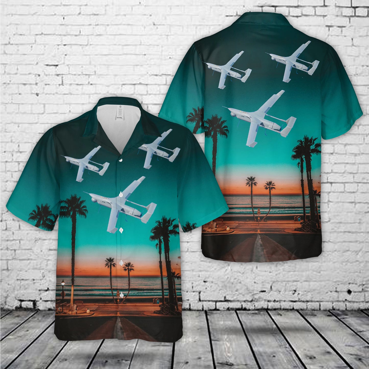 Royal Netherlands Army Insitu RQ-21 Blackjack Hawaiian Shirt