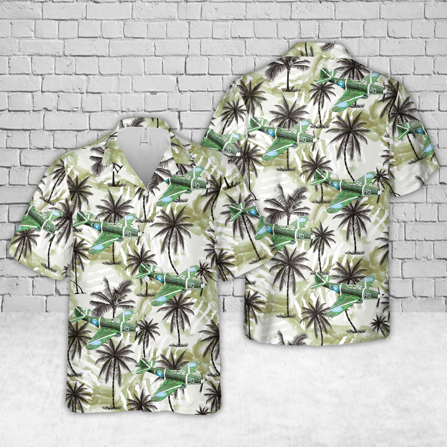 Royal New Zealand Air Force Bell Model 26Q P-39Q-1 "Airacobra"; aircraft "HQ-K/NZ 3220" No. 14 Squadron Hawaiian Shirt