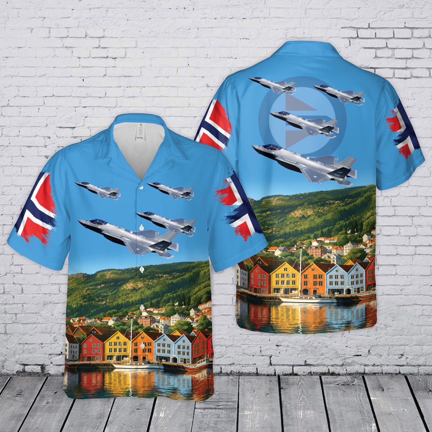Royal Norwegian Air Force Lockheed Martin F-35A Lightning II Hawaiian Shirt