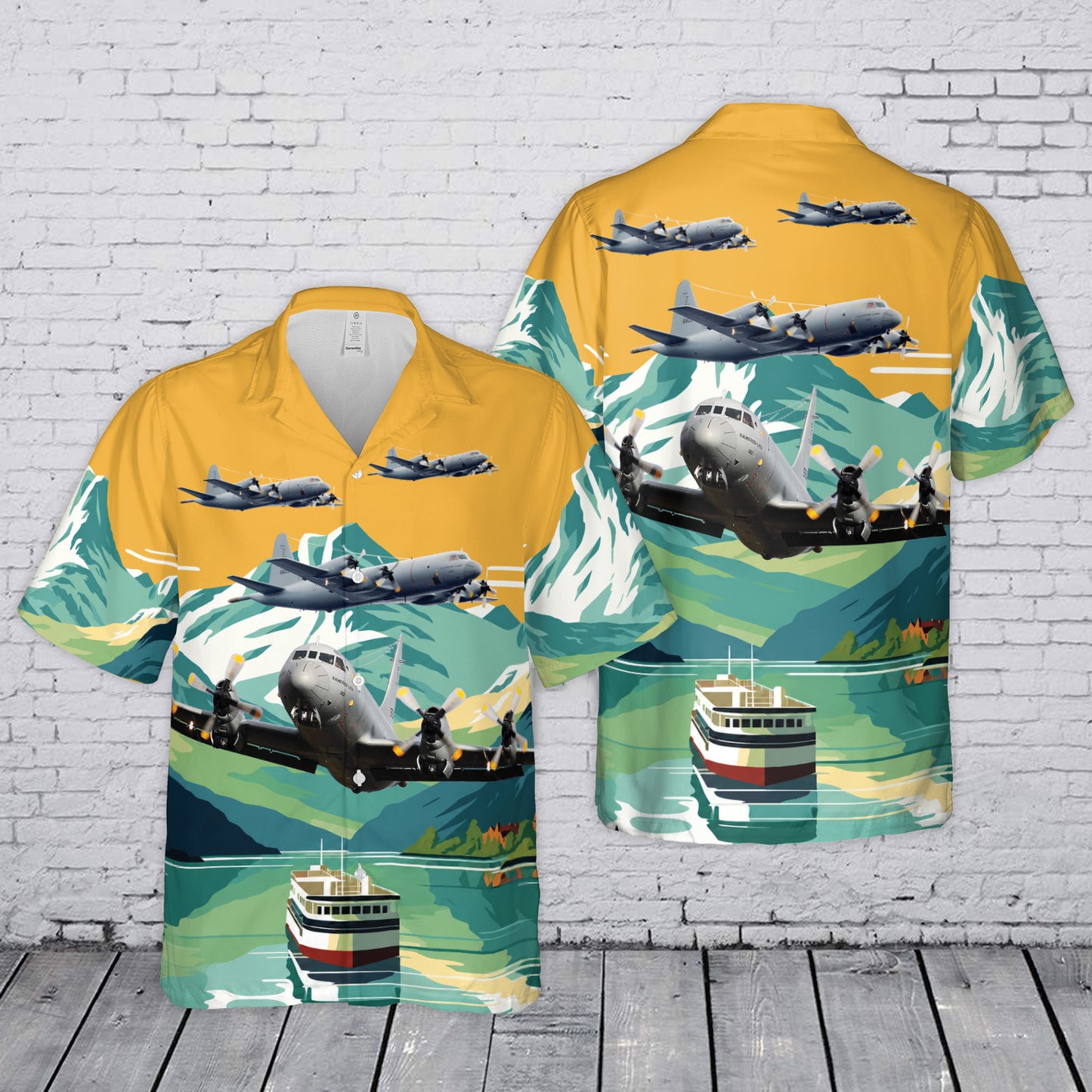 Royal Norwegian Air Force P-3 Orion Hawaiian Shirt