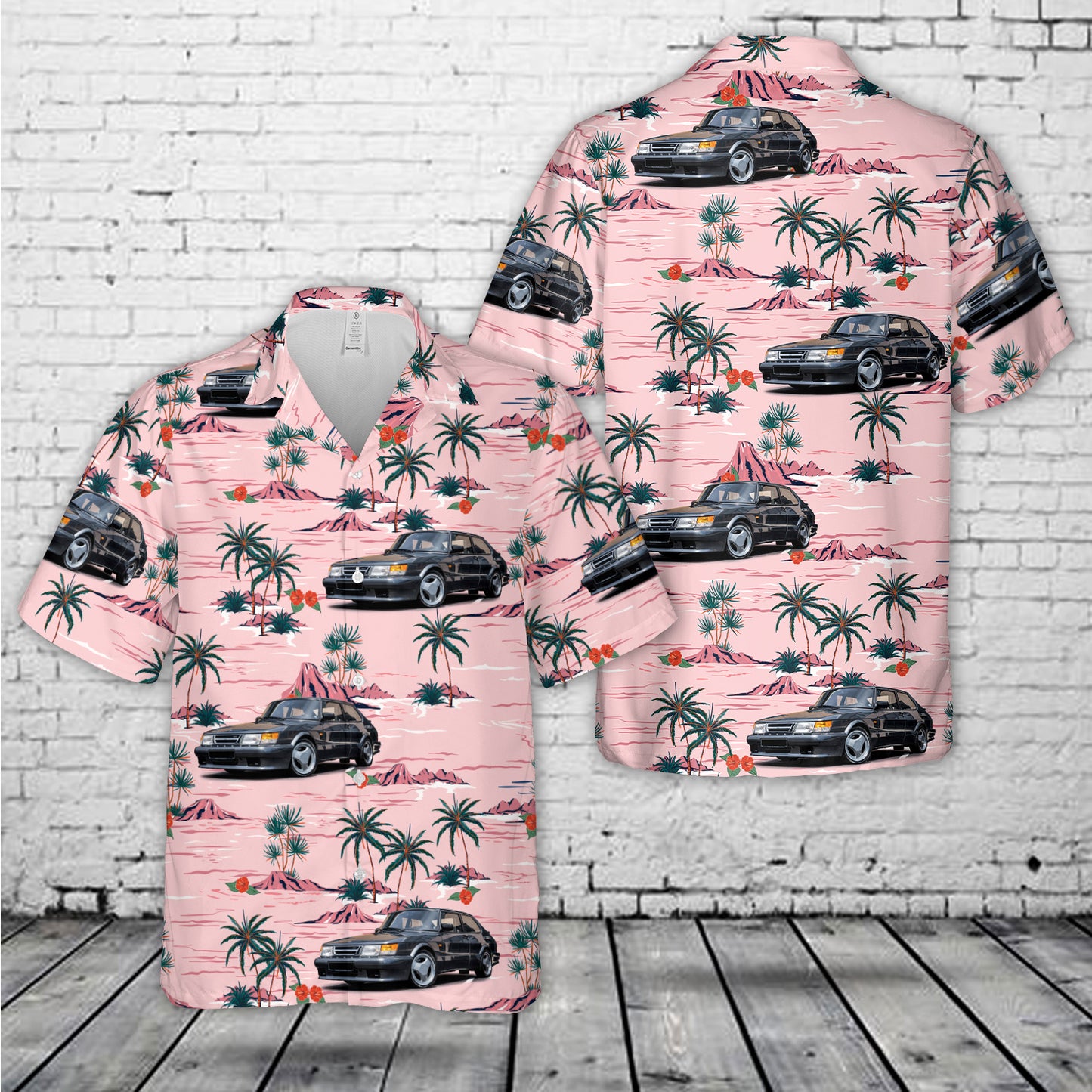 SAAB 900 Turbo 16s RBM Hawaiian Shirt