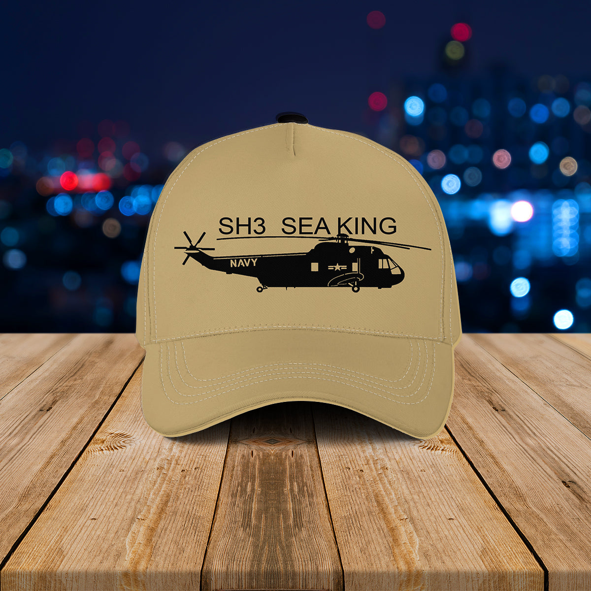 SH-3 - Sea King Amphibious and ASW Helicopter Baseball Cap