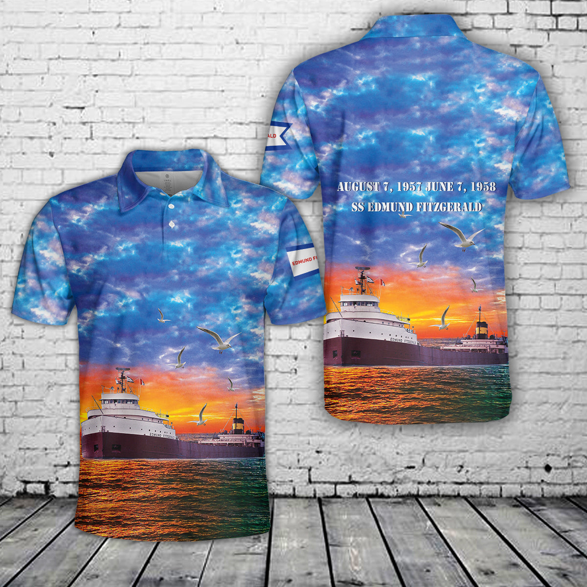 SS Edmund Fitzgerald Polo Shirt