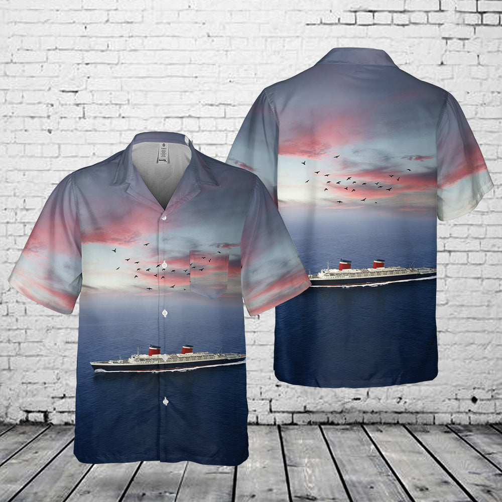 SS United States Pocket Hawaiian Shirt