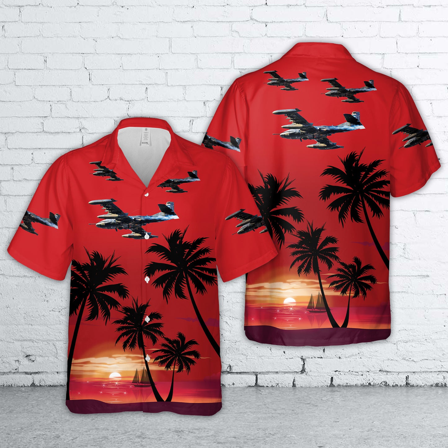 Salvadoran Air Force Cessna A-37B Dragonfly (318E) Hawaiian Shirt