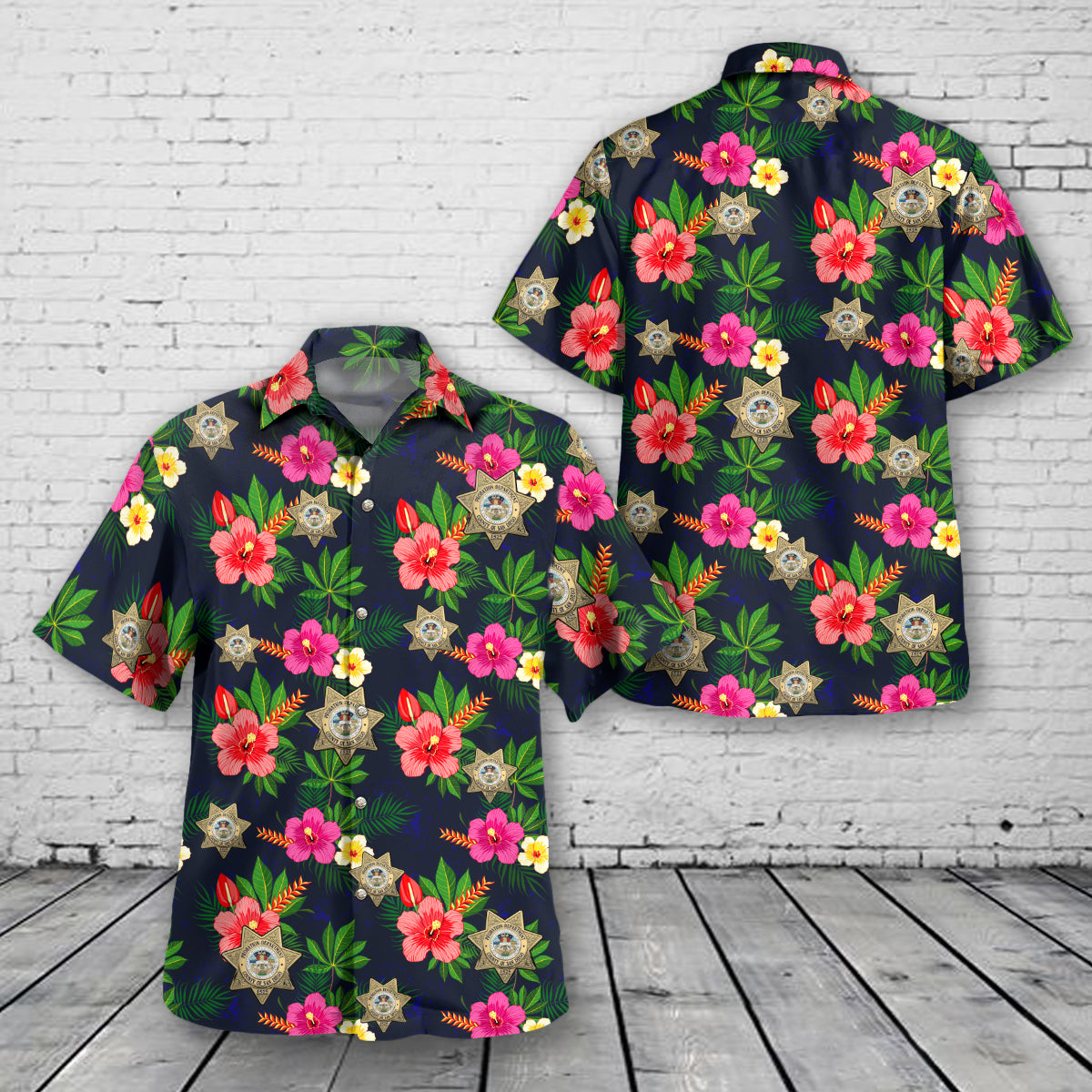 San Diego (Probation) Department Hawaiian Shirt