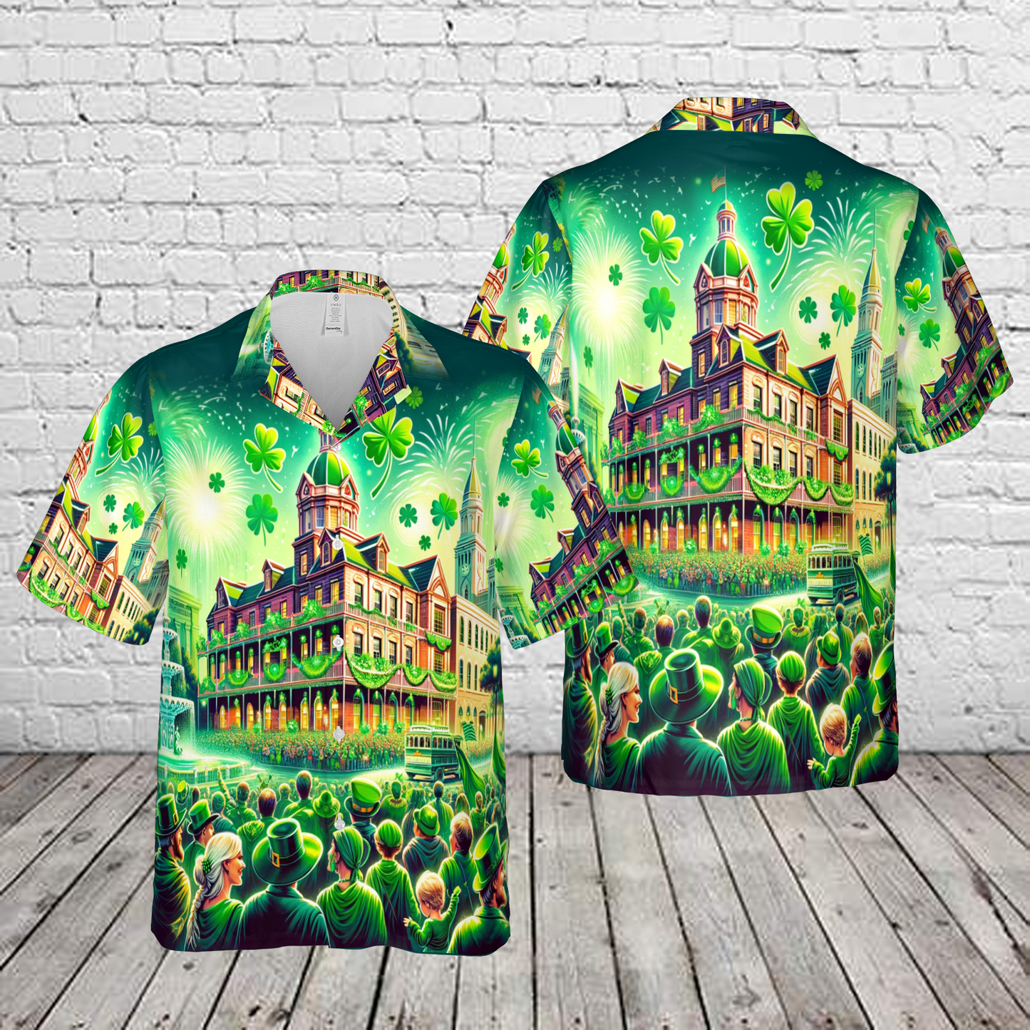 Savannah, Georgia St. Patrick's Day Hawaiian Shirt