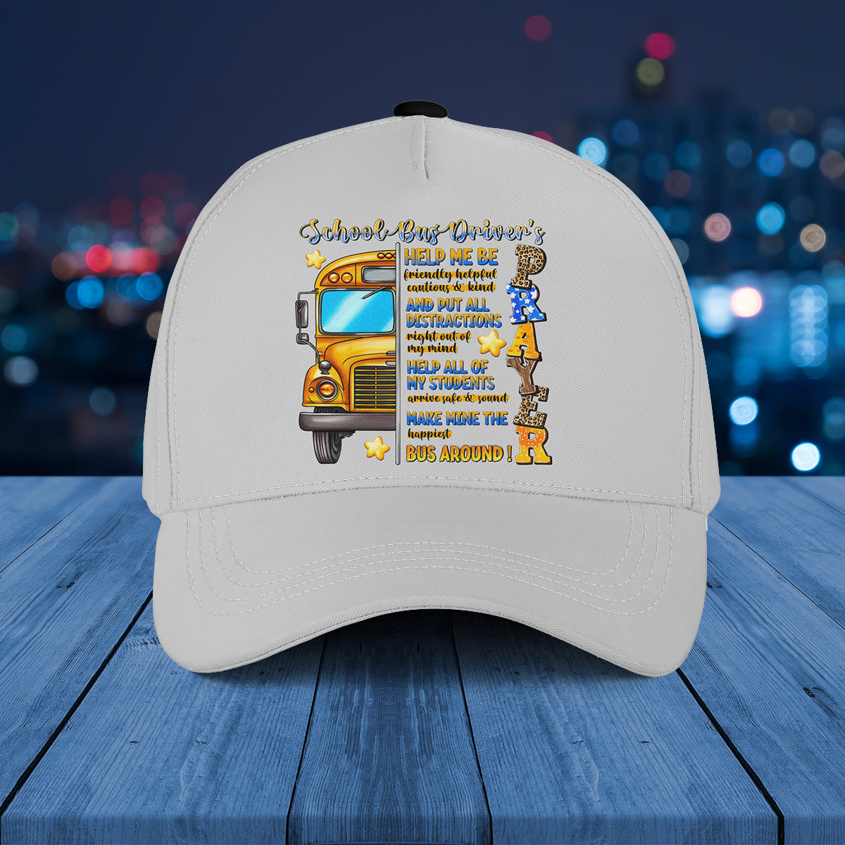 School Bus Driver Baseball Cap