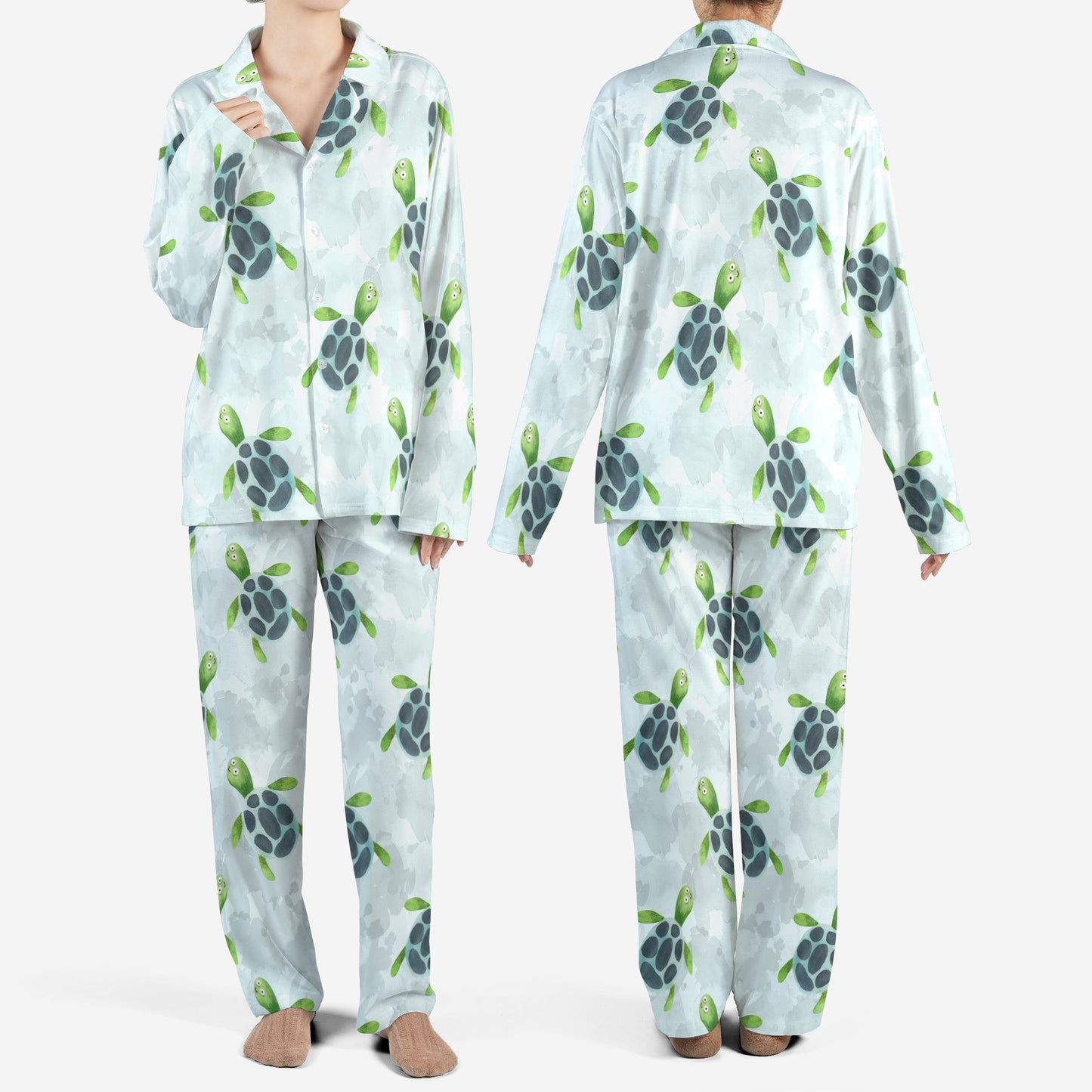 Sea turtle AOP Pajamas Set
