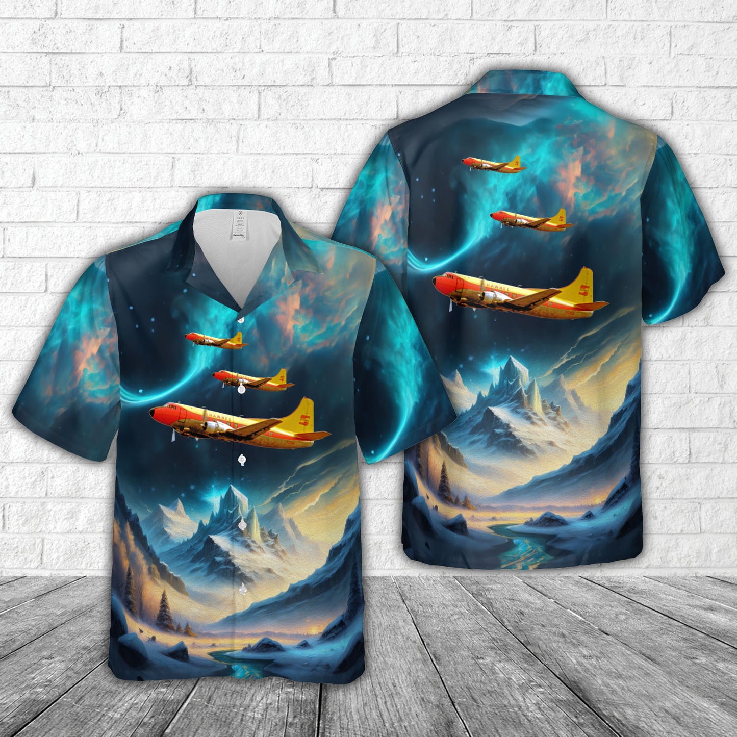 Shawnee Airlines Martin 404 Hawaiian Shirt