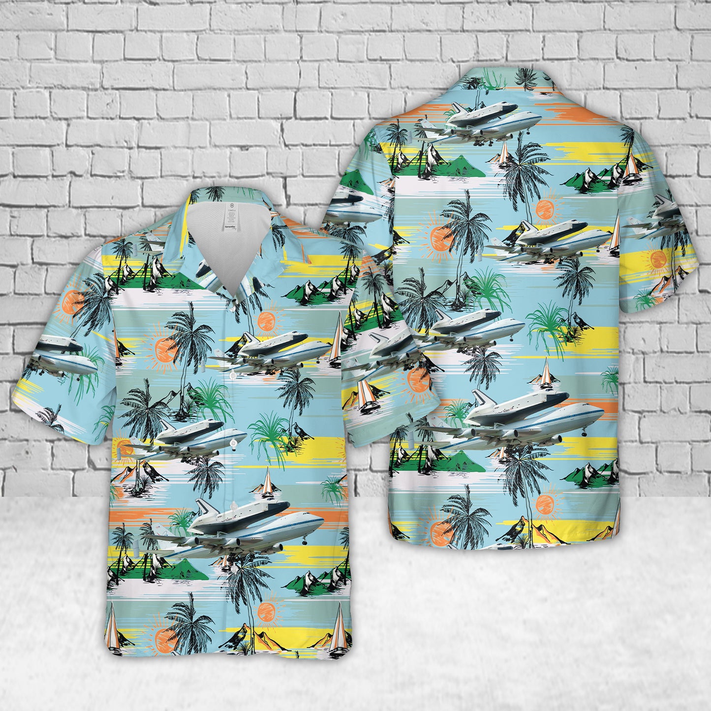 Shuttle Enterprise Flight To New York Hawaiian Shirt