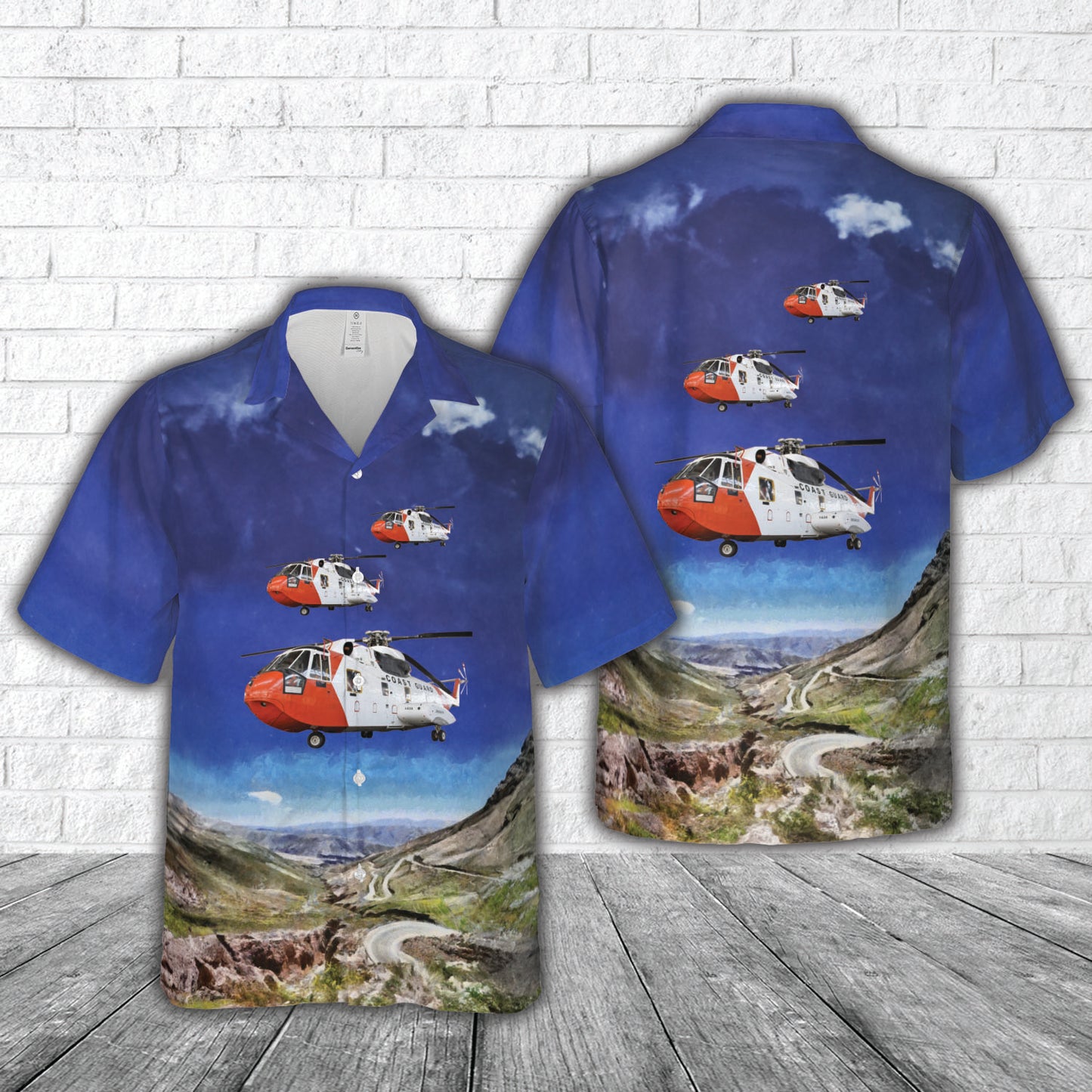 Sikorsky HH-3F Pelican Hawaiian Shirt