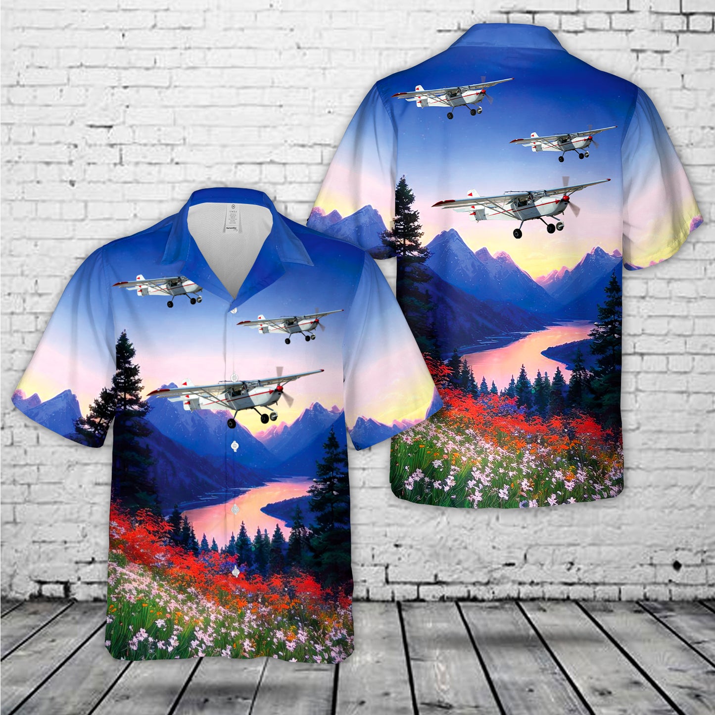 Skystar Kitfox Series 7 N40SQ Hawaiian Shirt