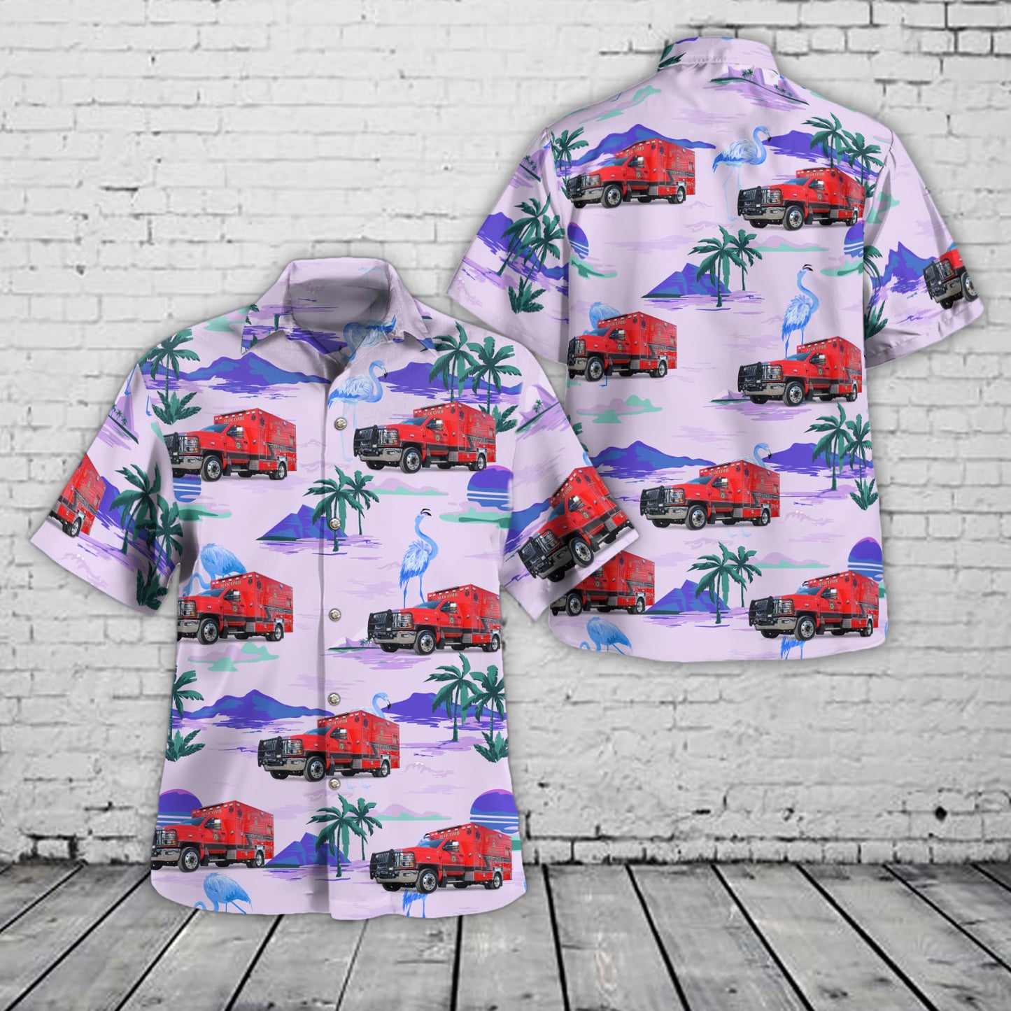 Slocomb, Alabama, City of Slocomb Fire-Rescue Hawaiian Shirt