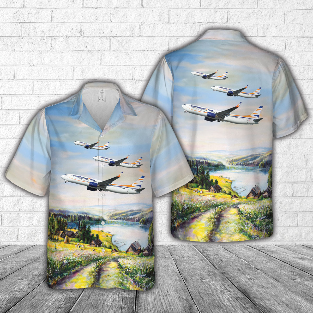 Smartwings Hungary Boeing 737-800 Hawaiian Shirt