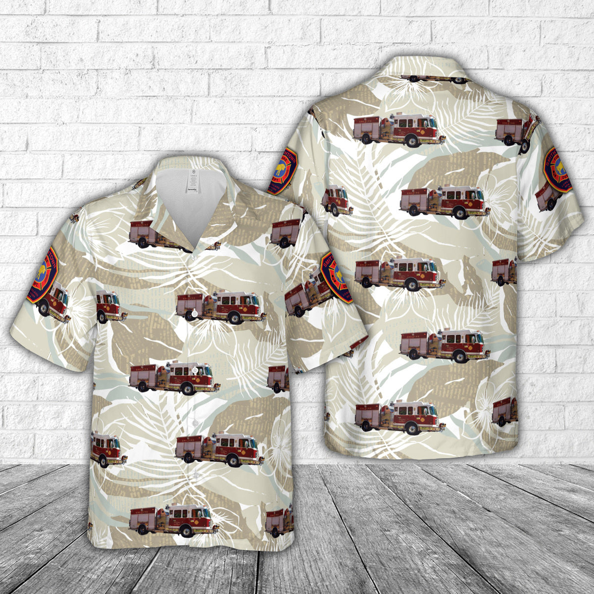 Smithtown Fire Department, New York Hawaiian Shirt