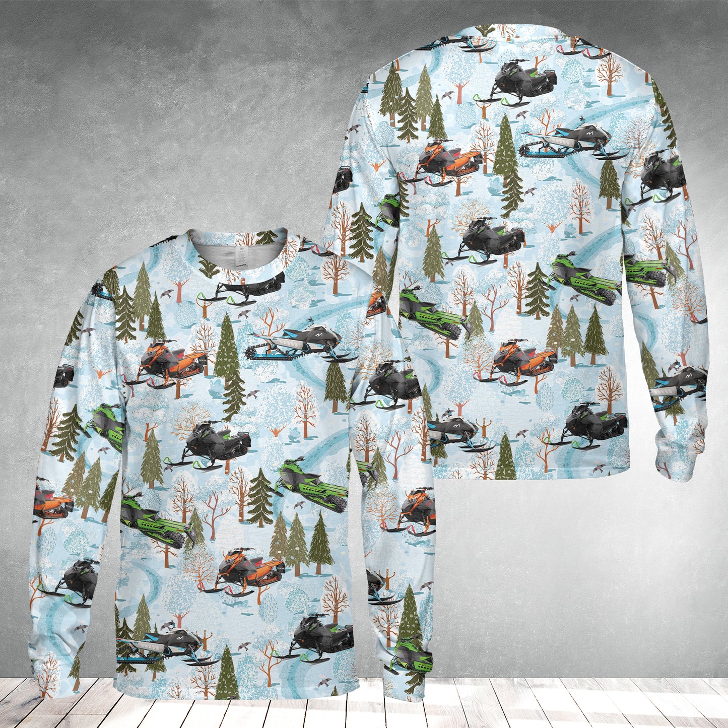 Snowmobiles Long Sleeve Shirt