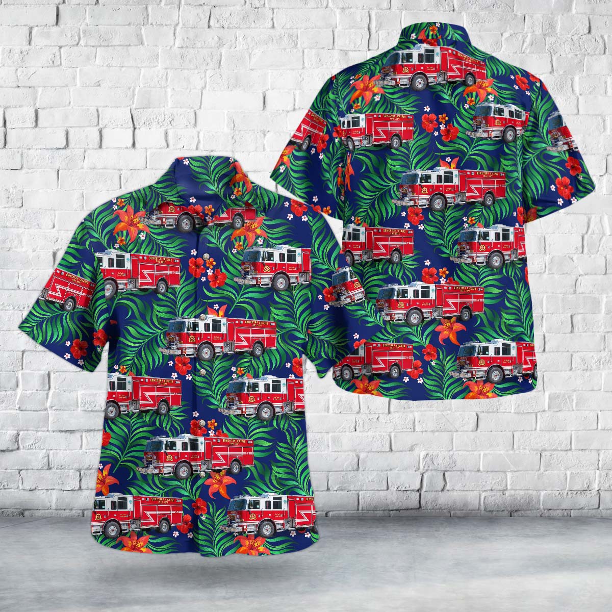 Somerton, Arizona, Somerton Cocopah Fire Department Hawaiian Shirt
