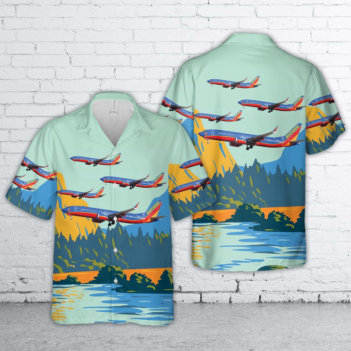 Southwest Airlines Boeing 737-8 MAX Heroine of the Heart Hawaiian Shirt