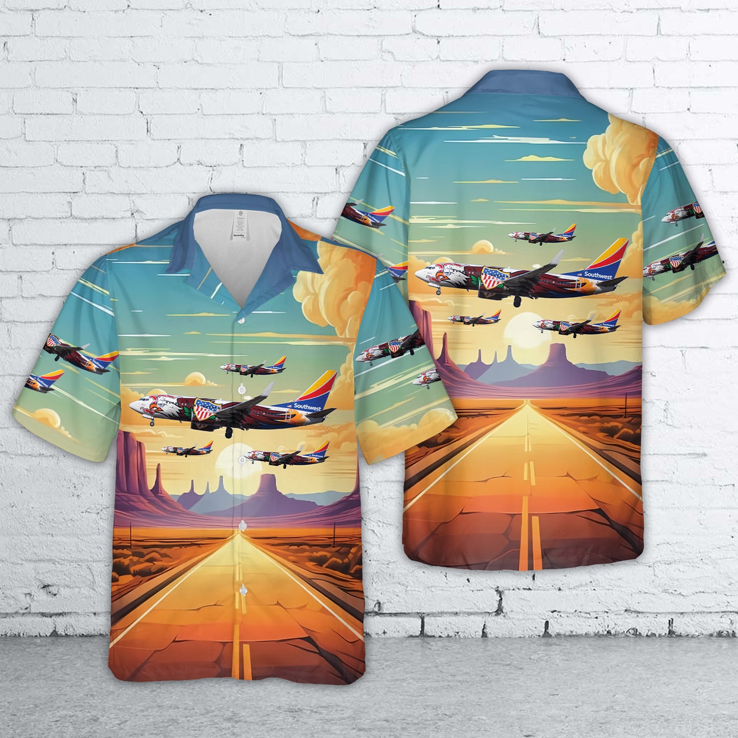 Southwest Airlines (Illinois One Livery) Boeing 737-700 Hawaiian Shirt