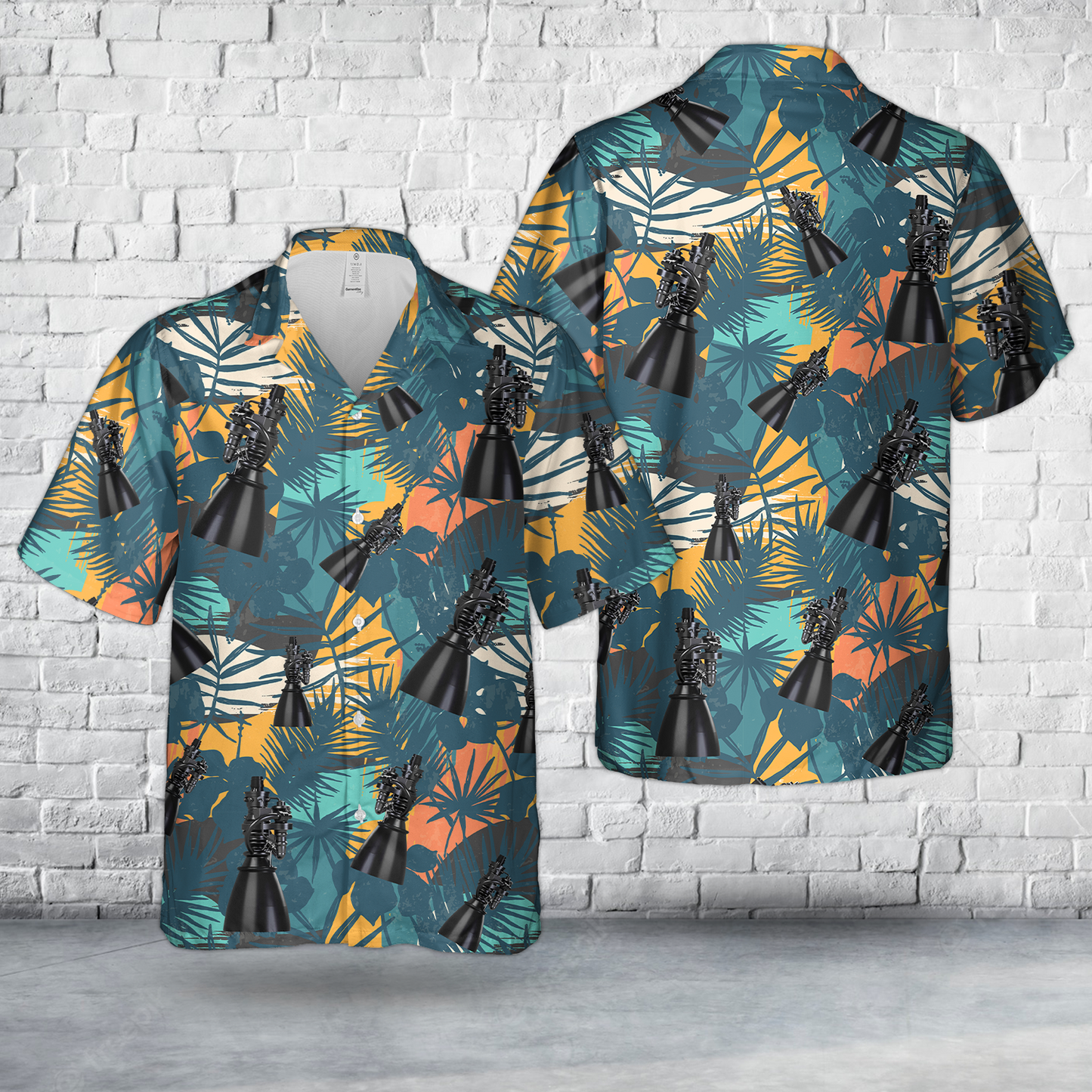 SpaceX Starship Raptor - Sea Level Engine Hawaiian Shirt